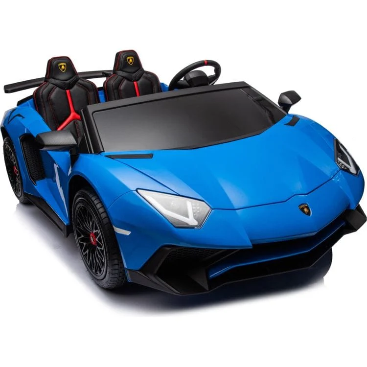24V Lamborghini Aventador 2 Seater Ride on Car - Blue - Image 7