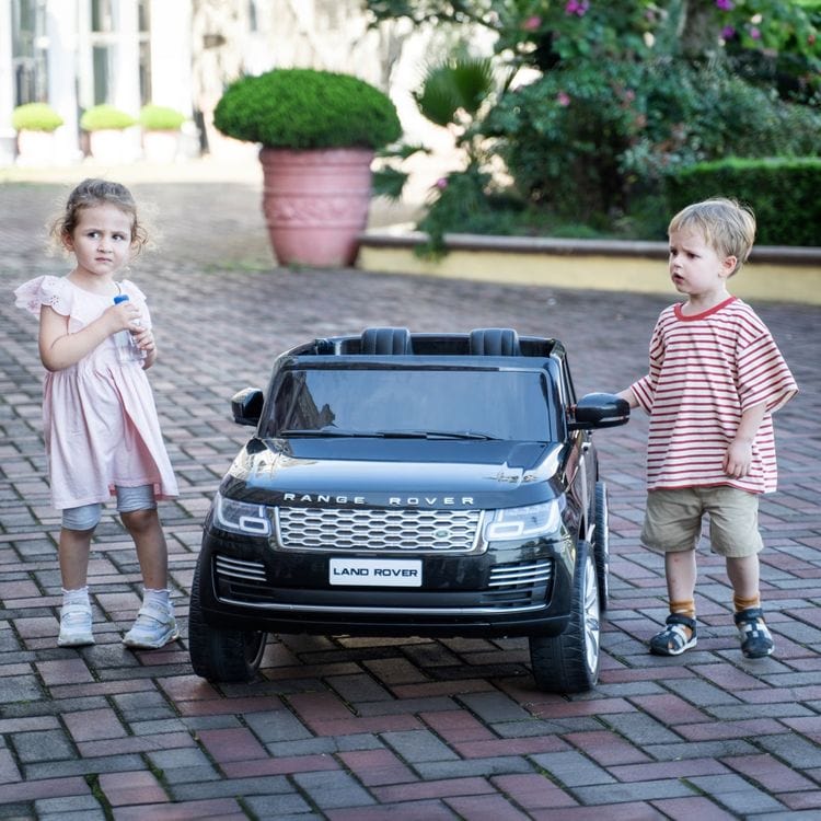 24V Range Rover HSE 2 Seater Ride on Car - Black - Image 2