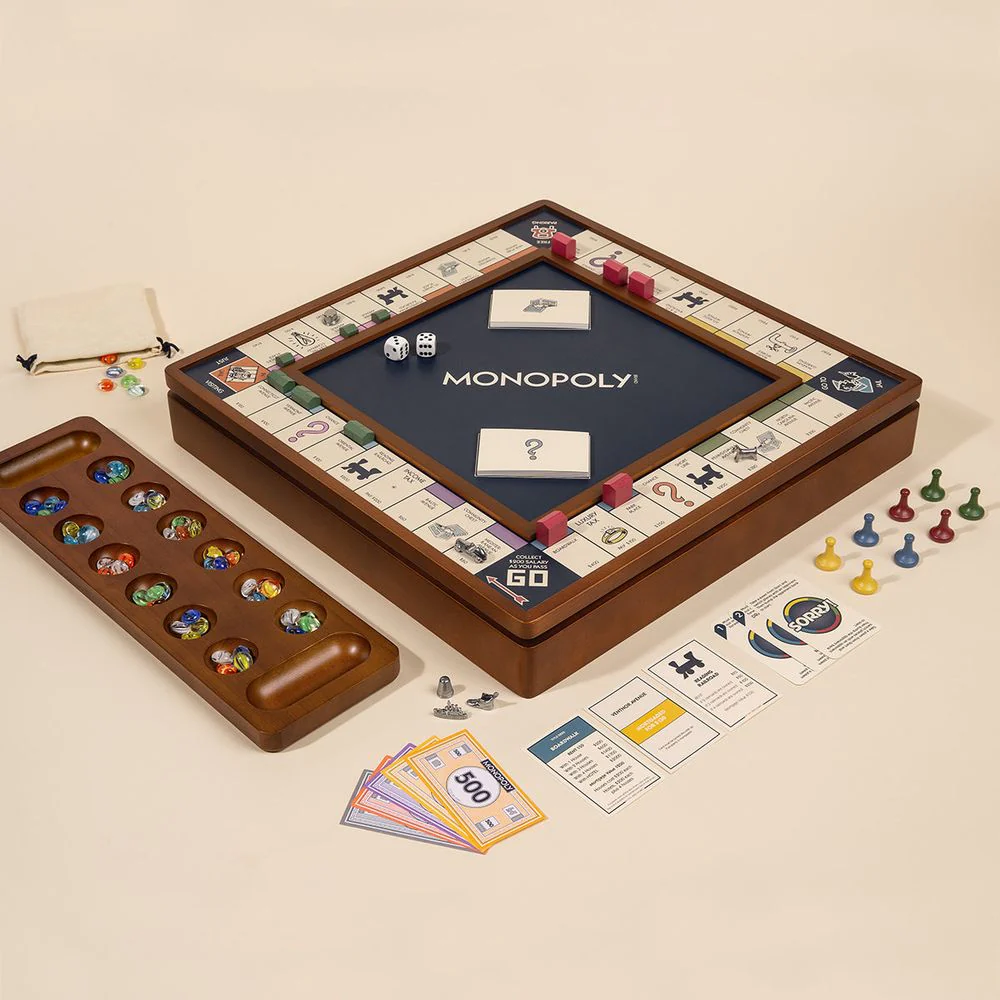 3-in-1 Premium Game Collection Monopoly Sorry Mancala - Image 3