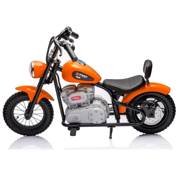 36V Freddo e-Chopper Ride On - Orange - Image 2