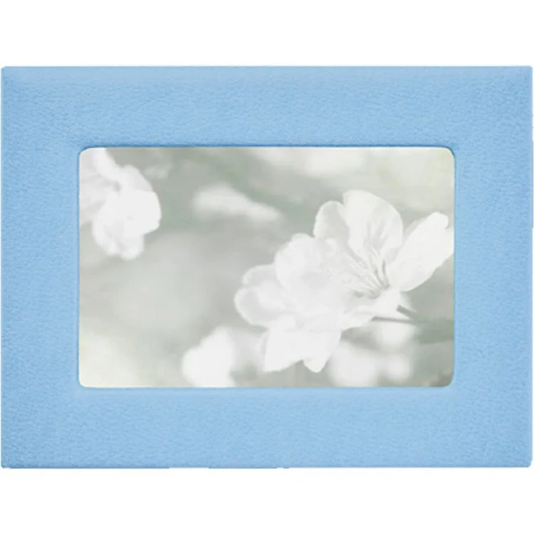 4" x 6" Leather Studio Frame - Light Blue - Image 4