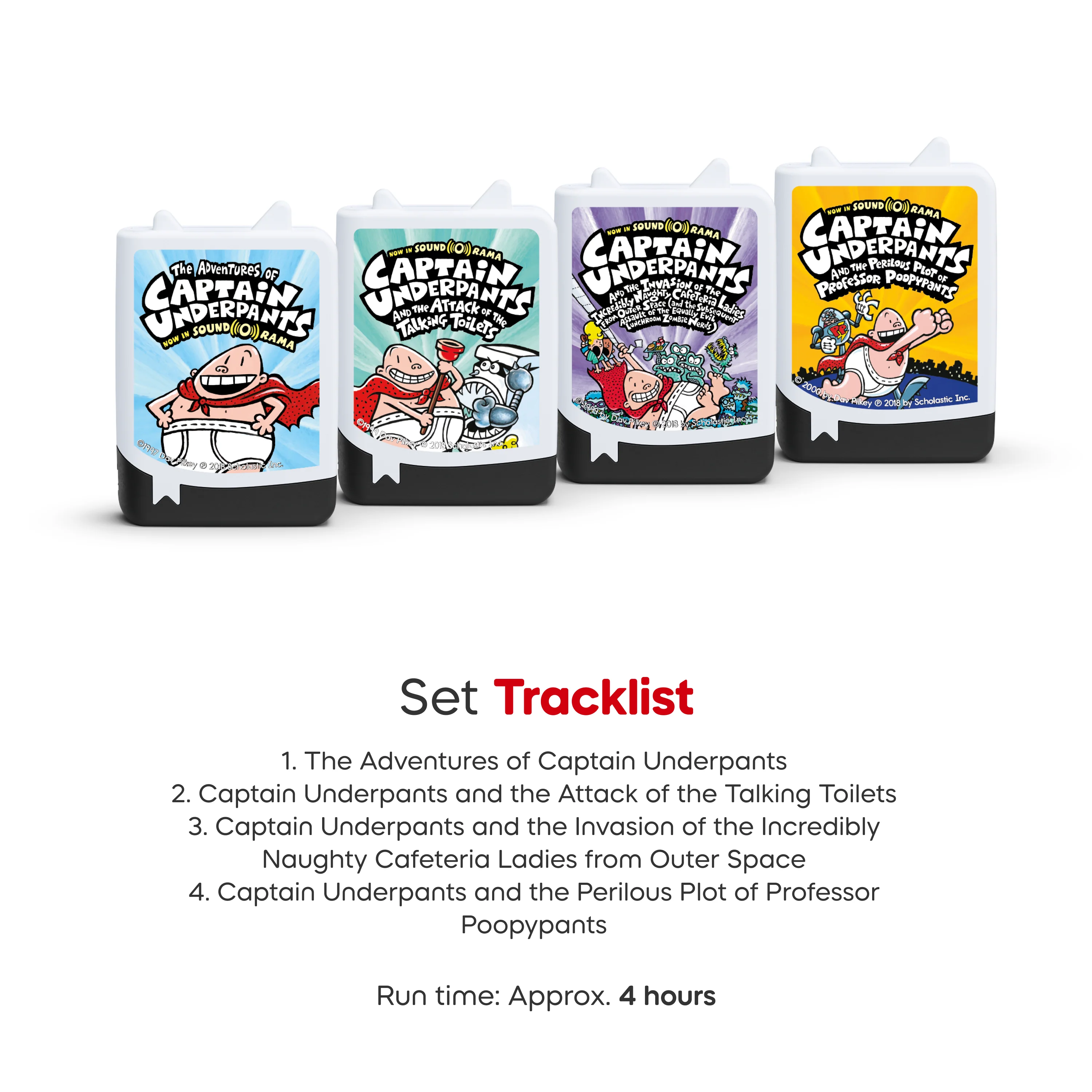 Captain Underpants Audiobook Tonies - 4 Pack - Image 4
