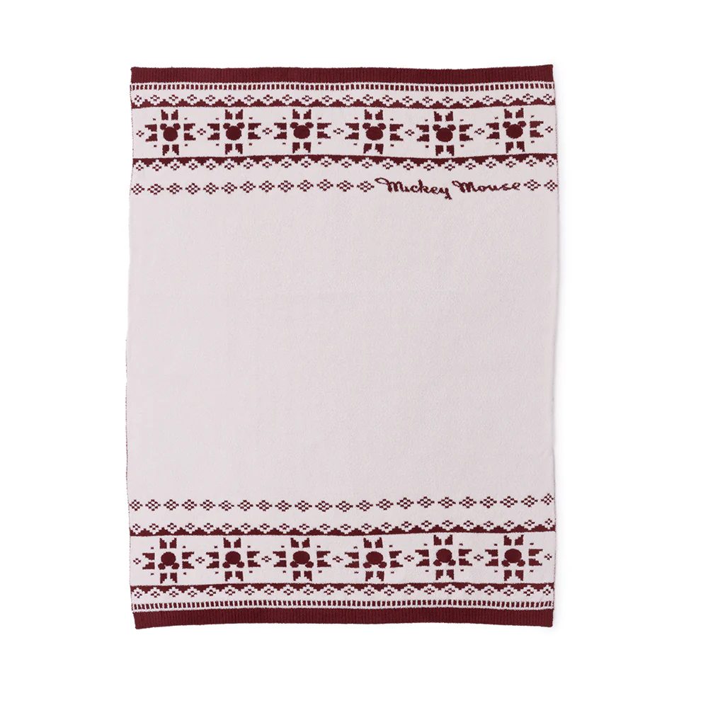 CozyChic Disney Mickey Fair Isle Throw