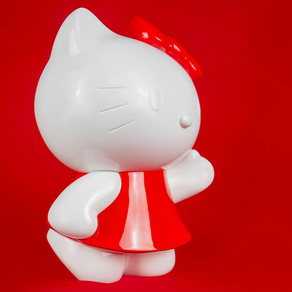 Hello Kitty Figure in Red Robe - 10.6" - Image 2