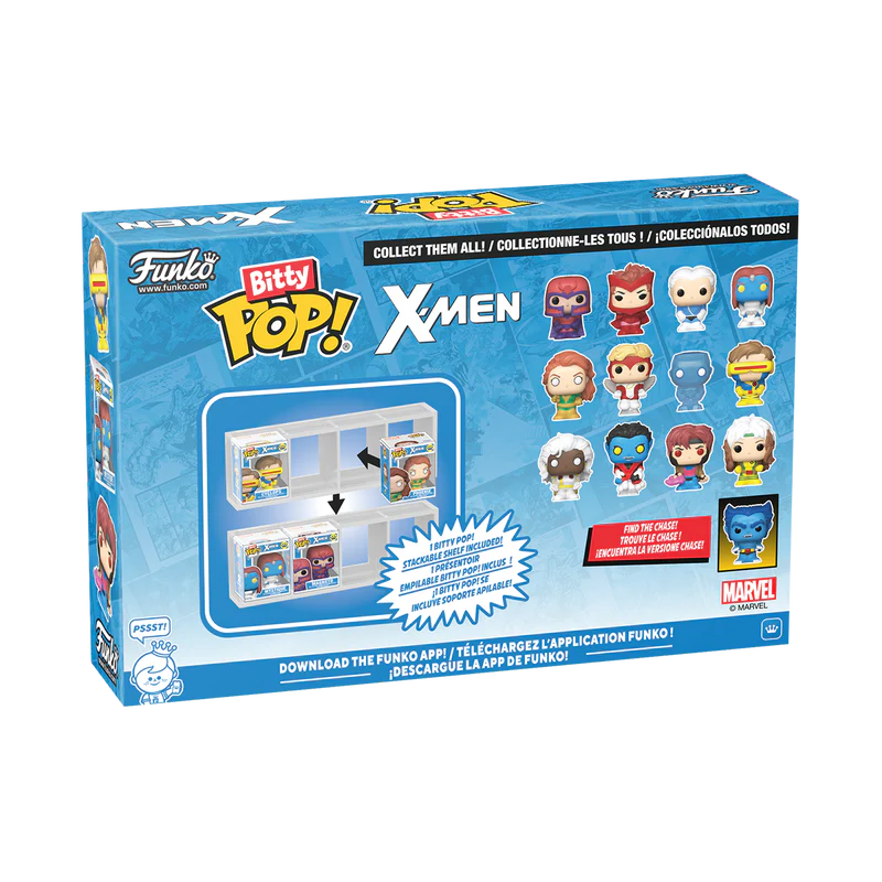 Marvel Bitty Pop! X-Men 4-Pack Series 1 - Image 3