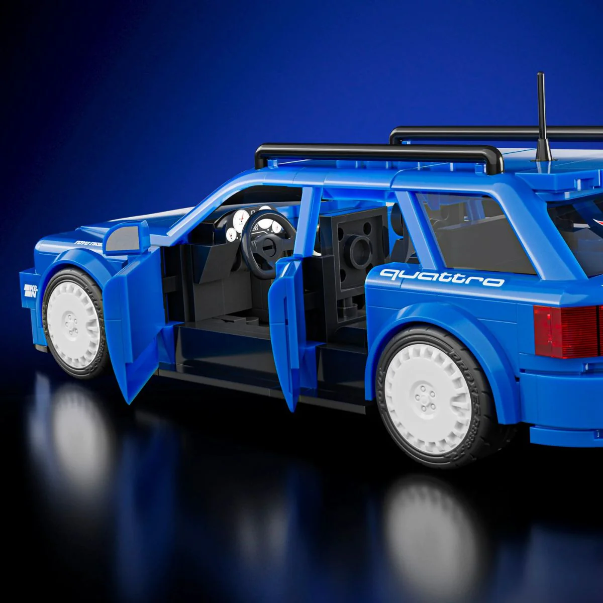 Mattel Brick Shop Hot Wheels ’94 Audi Avant RS2 - Image 4