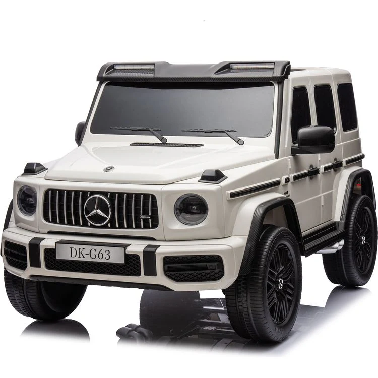 Mercedes G-Wagon 24V 4x4 2-Seater Ride on Car - White