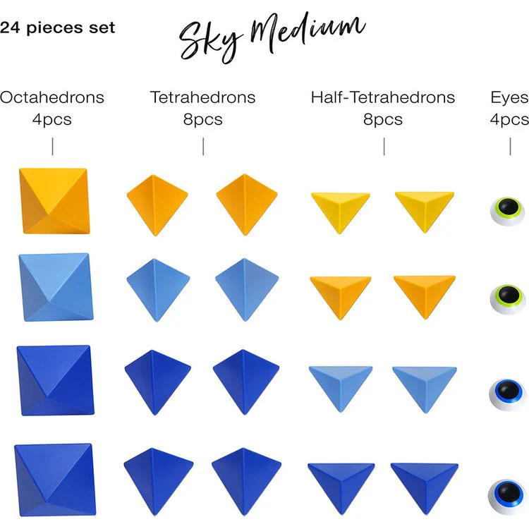Trido Sky Medium Magnet Building Set -24 Pieces - Image 2
